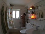 Amateurvideo Sybille duscht und macht sich für uns parat... von Kokoru