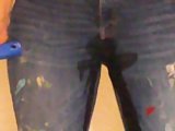 Amateurvideo Userwunsch beim malern in die Hose gepisst von WildPrincess88